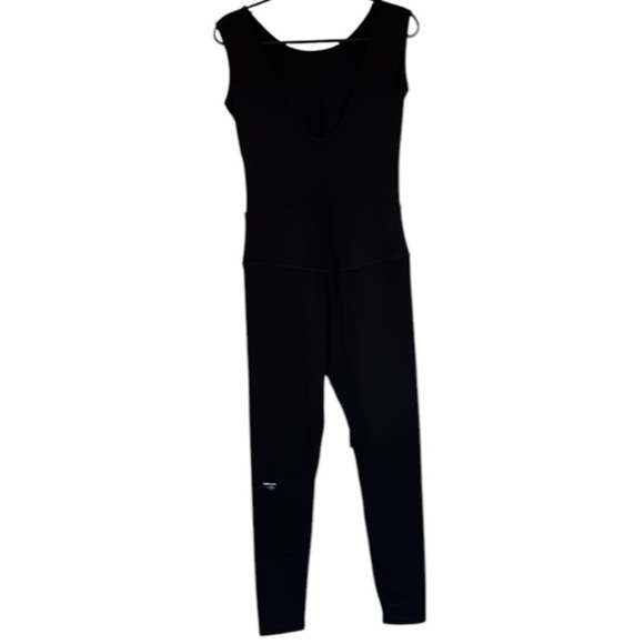 Emma Lou x the Works Black Stretchy Black Scoop Back Jumpsuit Size XL NWT - Picture 12 of 16